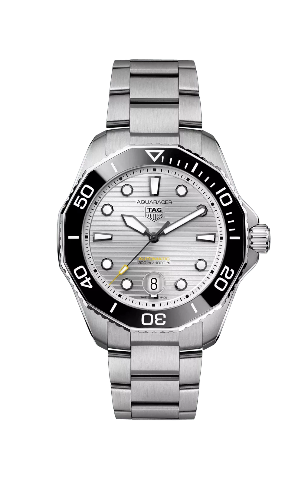 Kişi qol saatı TAG Heuer Aquaracer, donuq/cilalanmış polad, 43 mm — WBP201CBA0632 - Image 6
