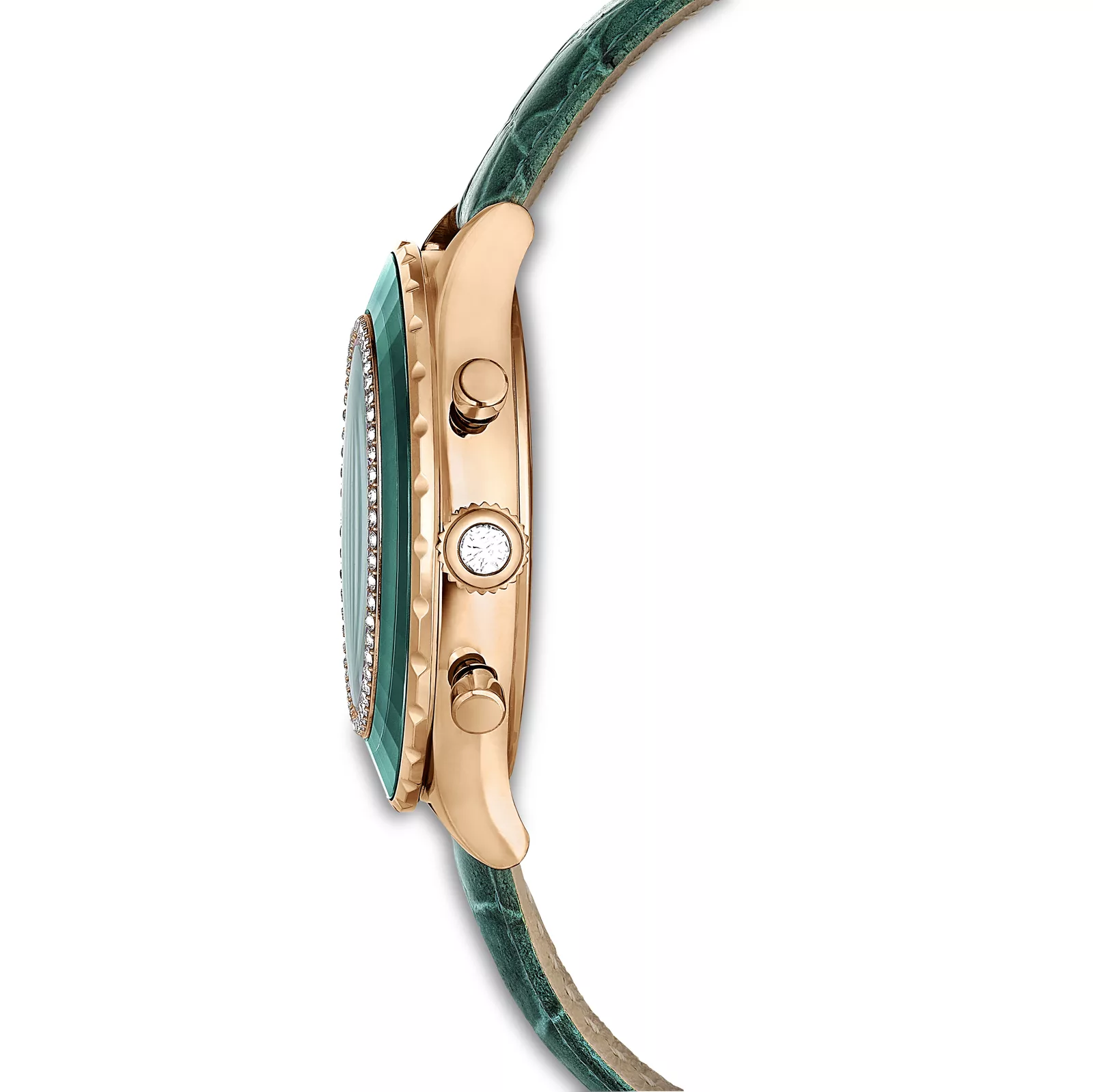 Qadın qol saatı Swarovski, paslanmayan polad, 42,6 x 37 mm — 5672931 - Image 6