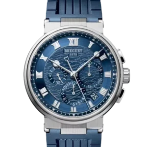 Kişi qol saatı Breguet Marine, ağ qızıl, 42 mm — 5527BBY25WV