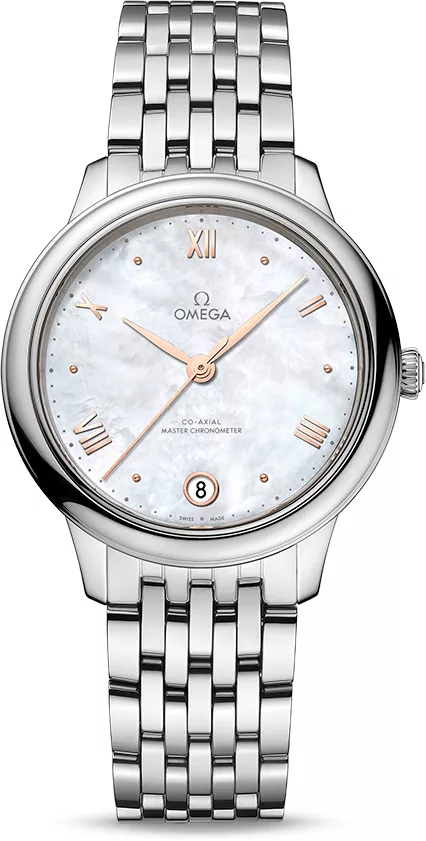 Qadın qol saatı Omega De Ville, polad, 34 mm — 43410342005001