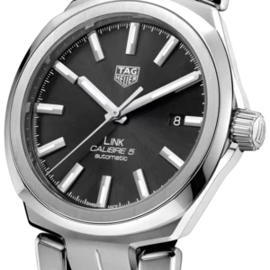 Kişi qol saatı TAG Heuer Link, donuq/cilalanmış polad, 41 mm — WBC2110BA0603