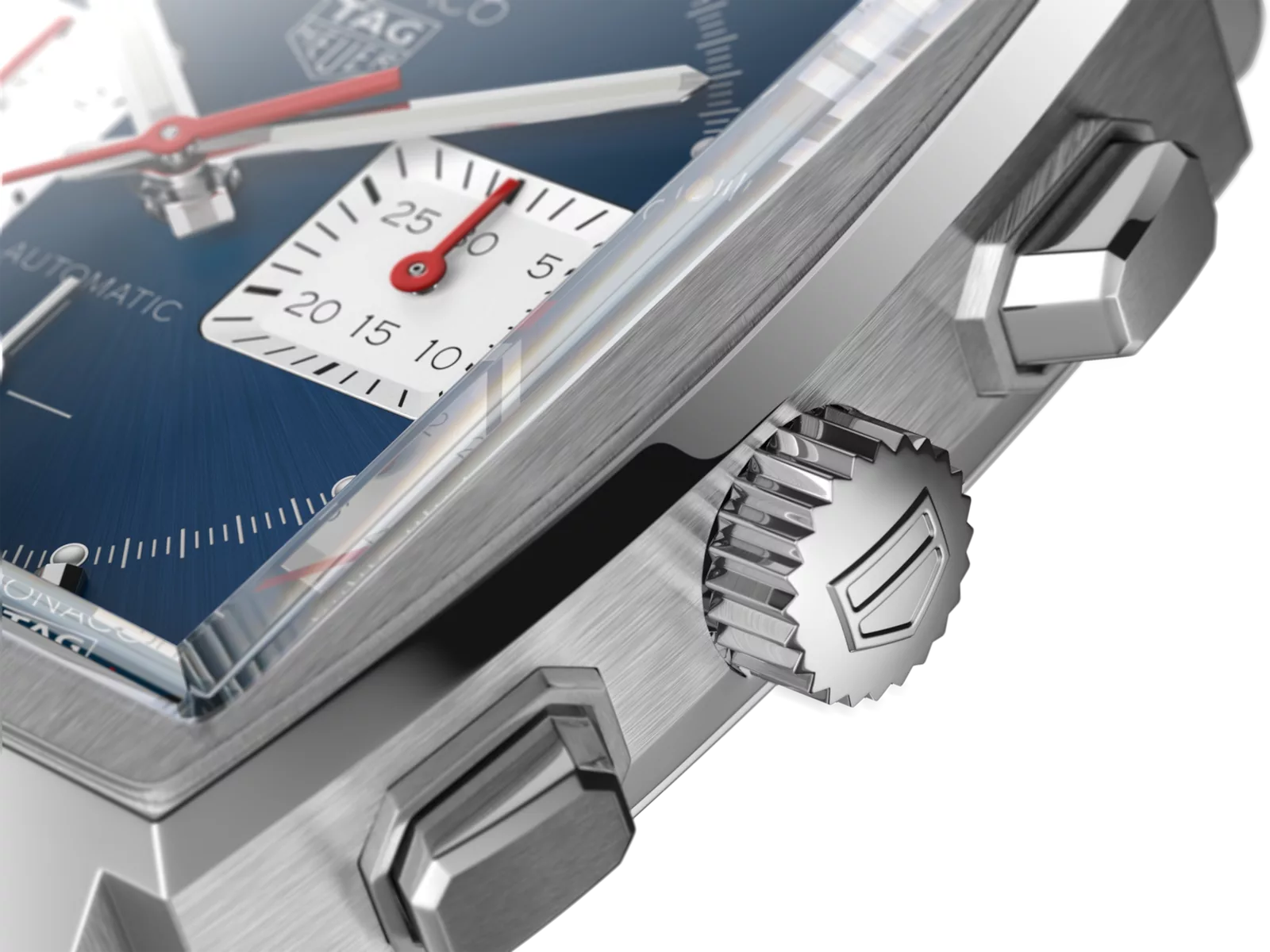 Kişi qol saatı TAG Heuer Monaco, donuq/cilalanmış polad, 39 mm — CBL2111FC6453 - Image 2