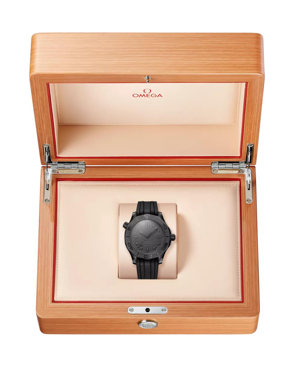 Kişi qol saatı Omega SeaMaster, keramika, 43,5 mm — 21092442001003 - Image 5