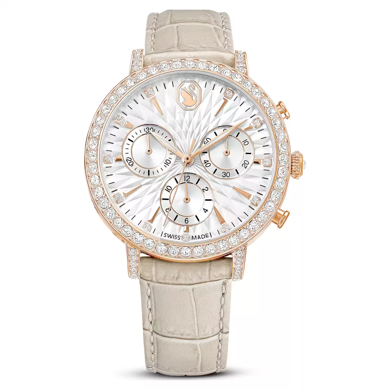 Qadın qol saatı Swarovski, paslanmayan polad, 36 mm — 5702849