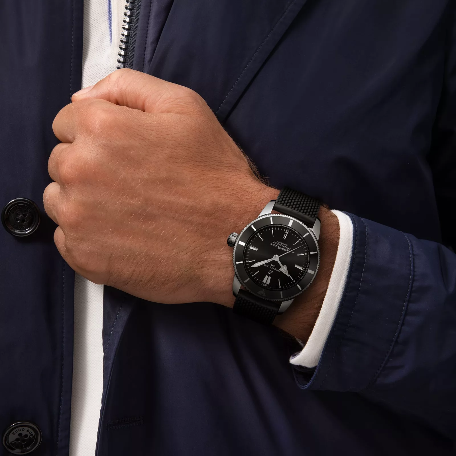 Kişi qol saatı Breitling Superocean Heritage, paslanmayan polad, 44 mm — AB2030121B1S1 - Image 5