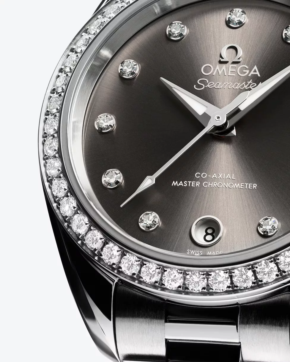 Qadın qol saatı Omega SeaMaster, polad, 30 mm — 22015302056001 - Image 4