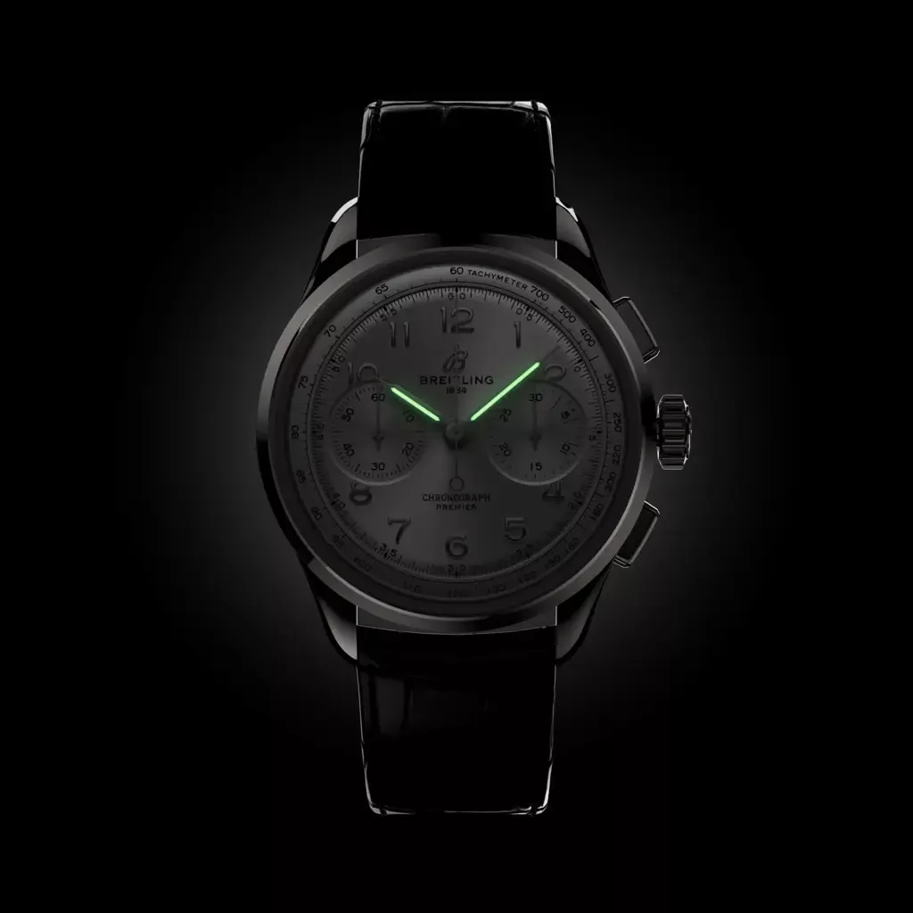 Kişi qol saatı Breitling Premier, paslanmayan polad, 40 mm — AB0930371G1P1 - Image 5