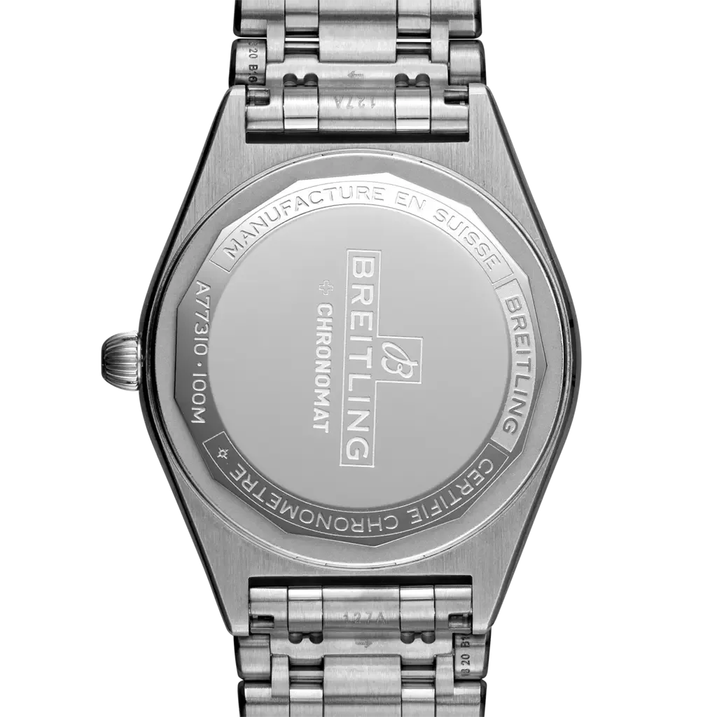 Qadın qol saatı Breitling Chronomat, paslanmayan polad, 32 mm — A77310101L1A1 - Image 4
