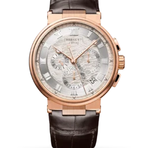 Kişi qol saatı Breguet Marine, çəhrayı qızıl, 42,3 mm — 5527BR129WV
