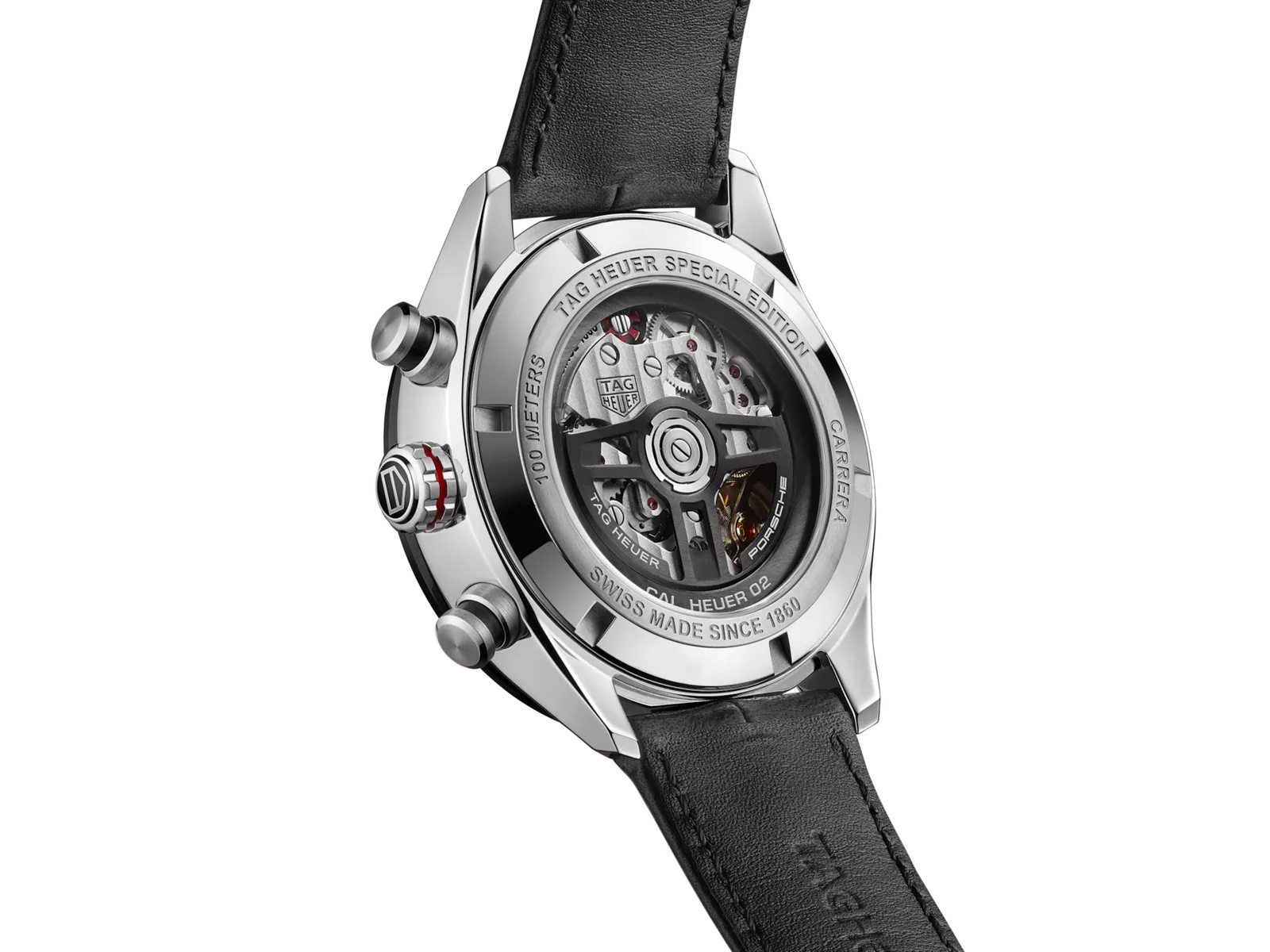 Kişi qol saatı TAG Heuer Carrera, donuq/cilalanmış polad, 44 mm — CBN2A1FFC6492 - Image 3