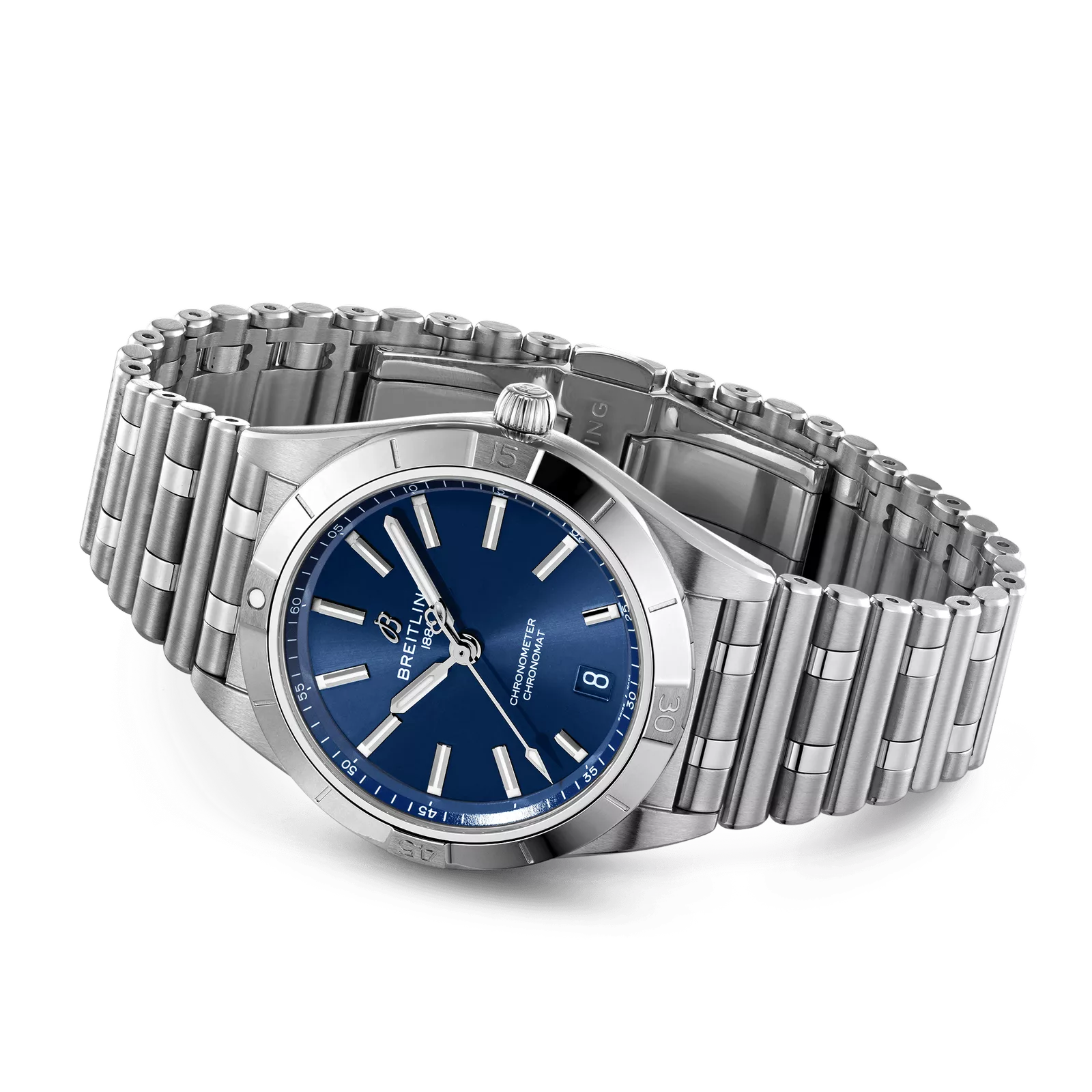 Qadın qol saatı Breitling Chronomat, paslanmayan polad, 36 mm — A10380101C1A1 - Image 3
