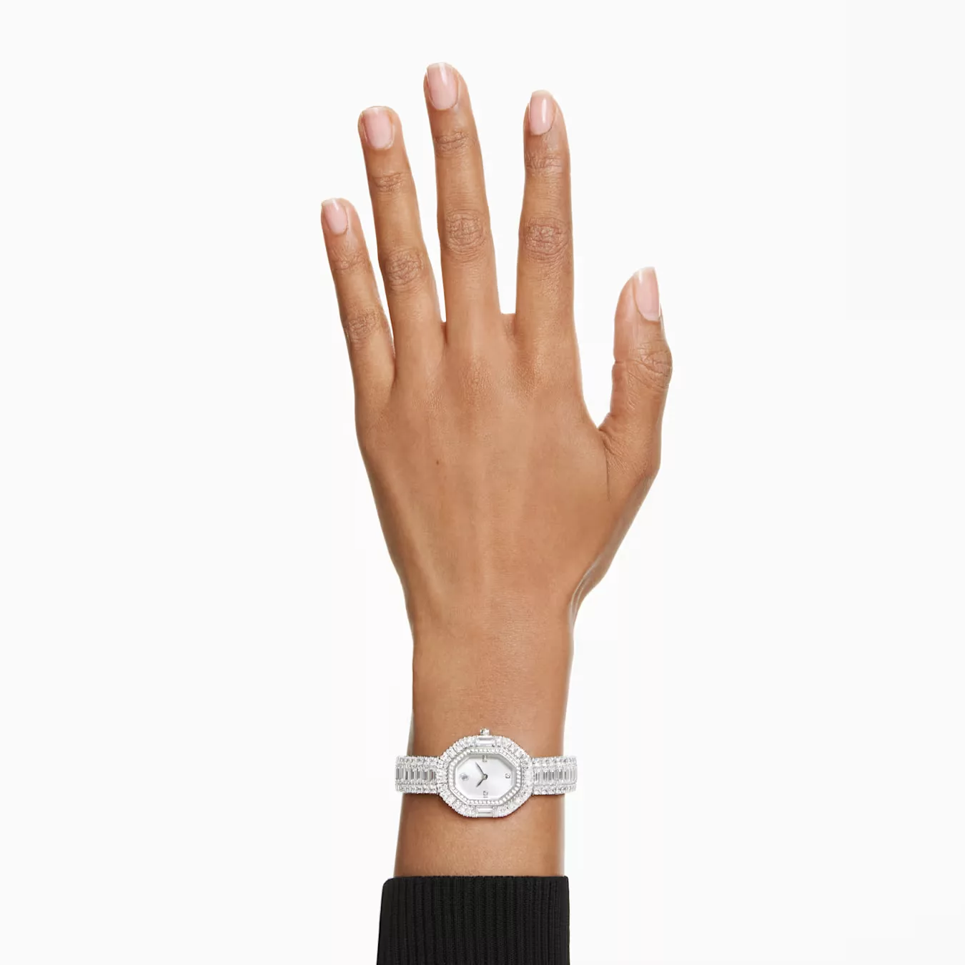 Qadın qol saatı Swarovski, paslanmayan polad, 30 x 25 mm — 5724516 - Image 4