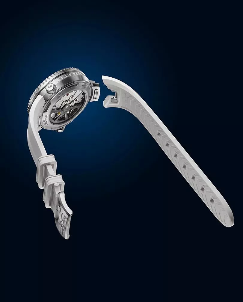 Kişi qol saatı Blancpain The fifty fathoms, titan, 45 mm — 502912B3094A - Image 5
