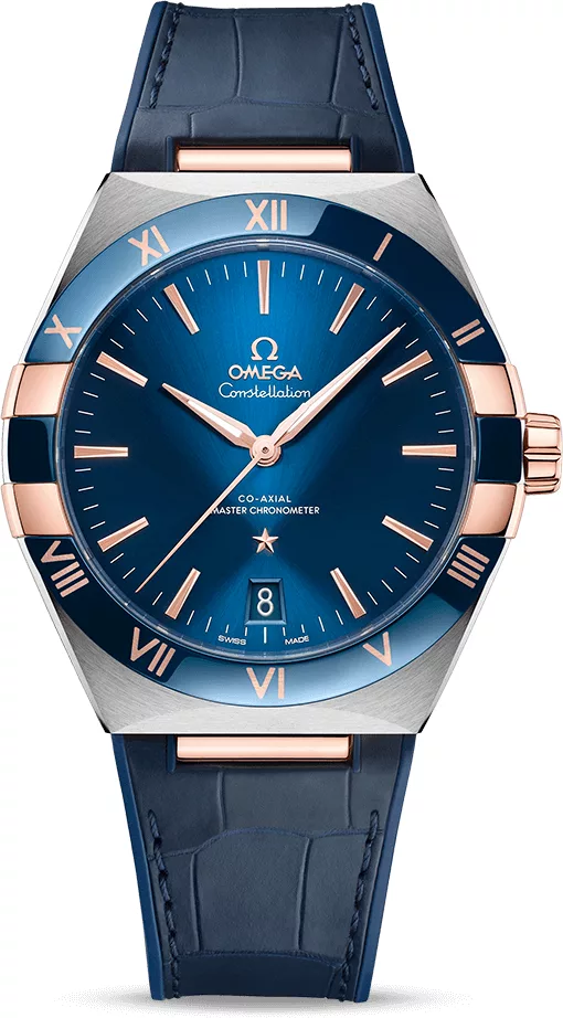 Kişi qol saatı Omega Constellation, polad ‑ sedna™ qızılı, 41 mm — 13123412103001