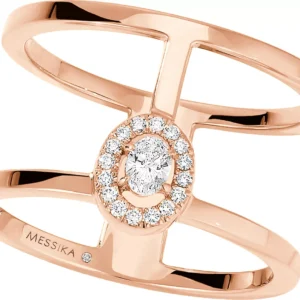 Üzük Messika Glam'Azone, çəhrayı qızıl, brilyant — 06173PG