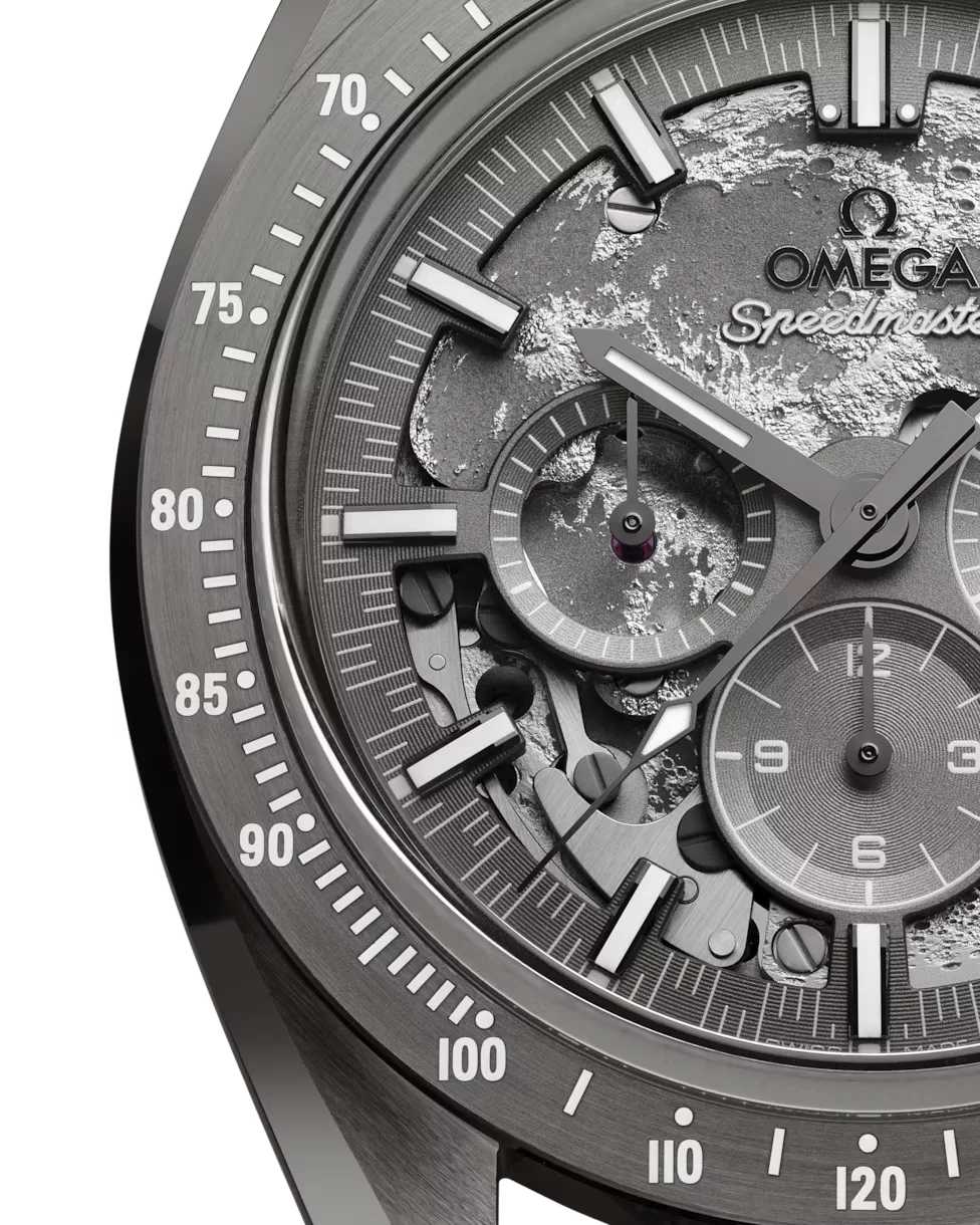 Kişi qol saatı Omega SpeedMaster, keramika, 44,25 mm — 31092445006001 - Image 3