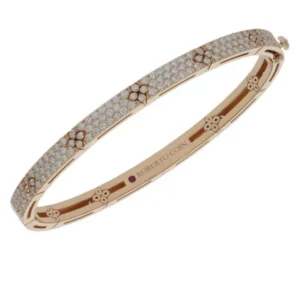 Bilərzik Roberto Coin Love in Verona, çəhrayı qızıl, yaqut, brilyant — ADR888BA212101R