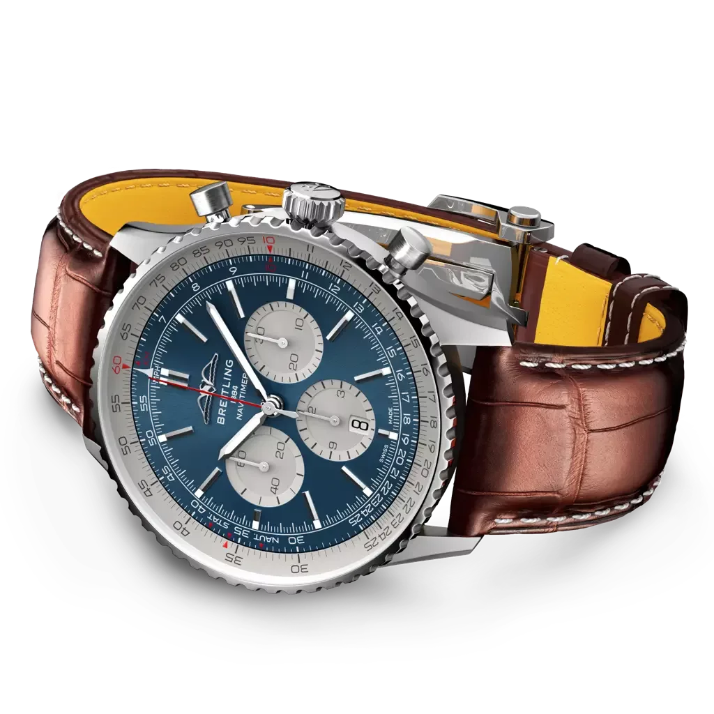 Kişi qol saatı Breitling Navitimer, paslanmayan polad, 46 mm — AB0137211C1P1 - Image 3
