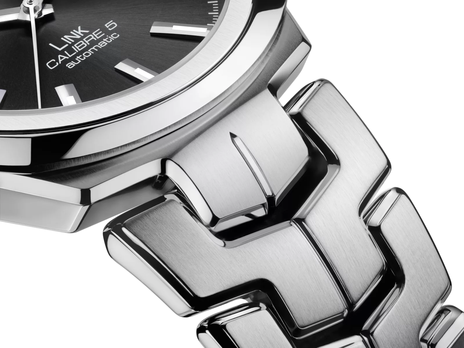 Kişi qol saatı TAG Heuer Link, donuq/cilalanmış polad, 41 mm — WBC2110BA0603 - Image 2