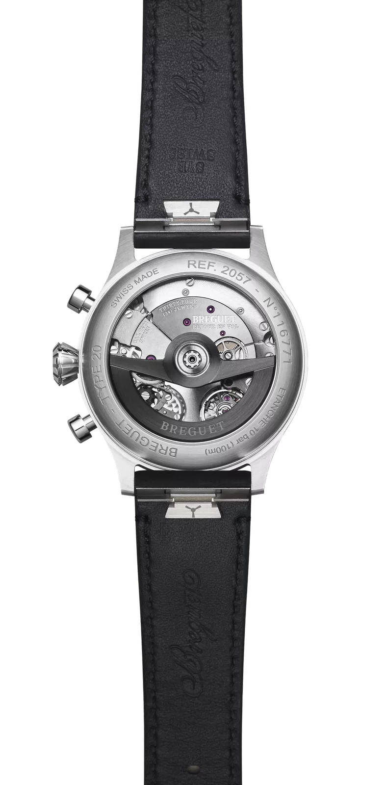 Kişi qol saatı Breguet XX, polad, 42 mm — 2057ST923WU - Image 2