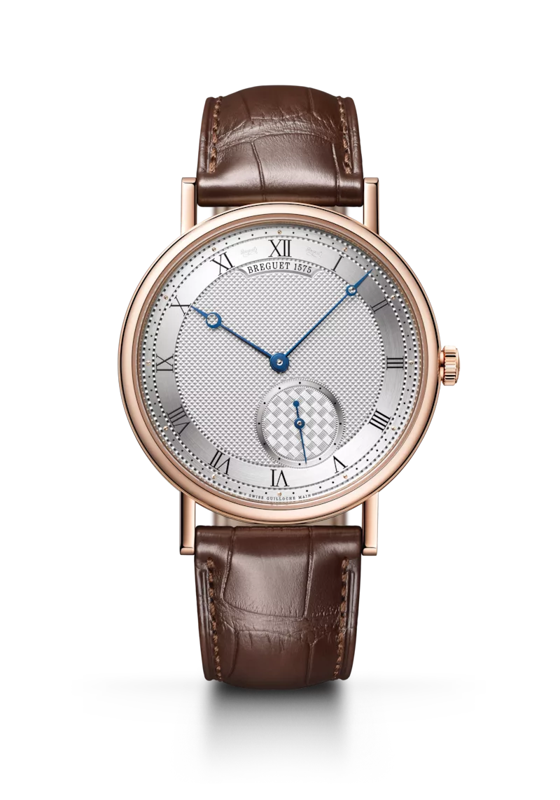 Kişi qol saatı Breguet Classique, çəhrayı qızıl, 40 mm — 7147BR129WU