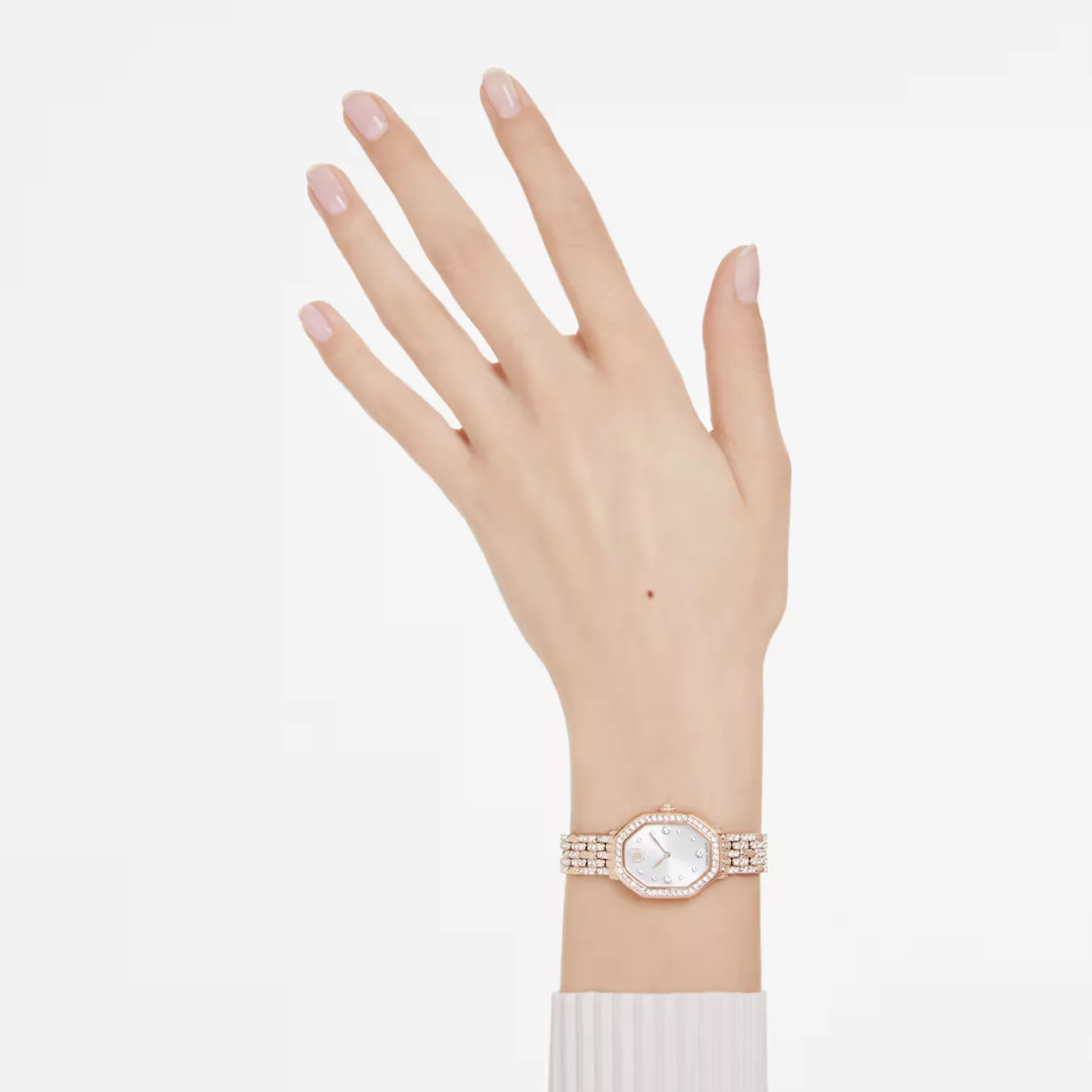 Qadın qol saatı Swarovski, paslanmayan polad, 32 x 23 mm — 5715517 - Image 4