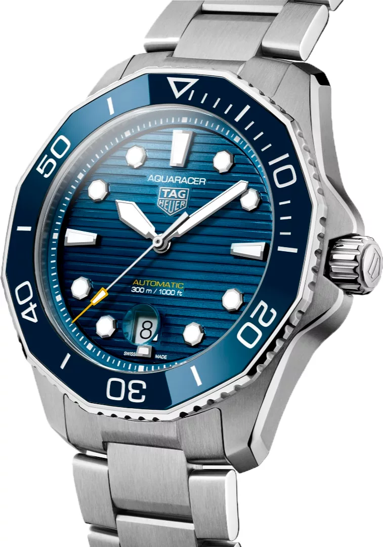 Kişi qol saatı TAG Heuer Aquaracer, donuq/cilalanmış polad, 43 mm — WBP201BBA0632