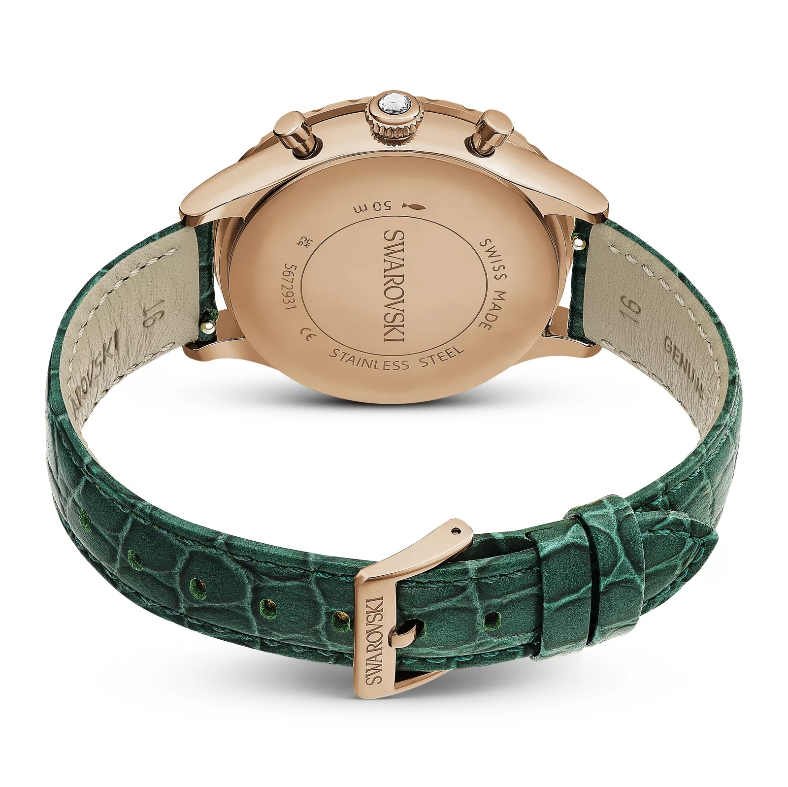 Qadın qol saatı Swarovski, paslanmayan polad, 42,6 x 37 mm — 5672931 - Image 3
