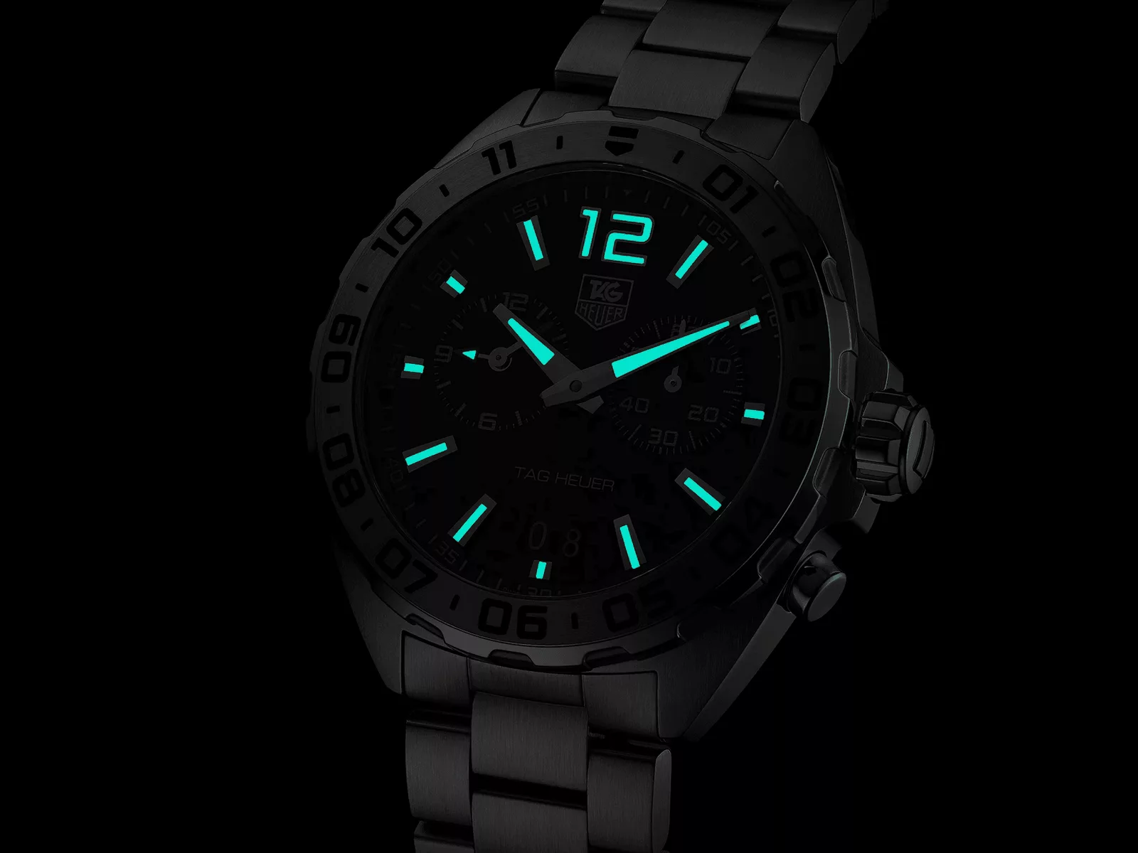Kişi qol saatı TAG Heuer Formula 1, donuq/cilalanmış polad, 41 mm — WAZ111ABA0875 - Image 4