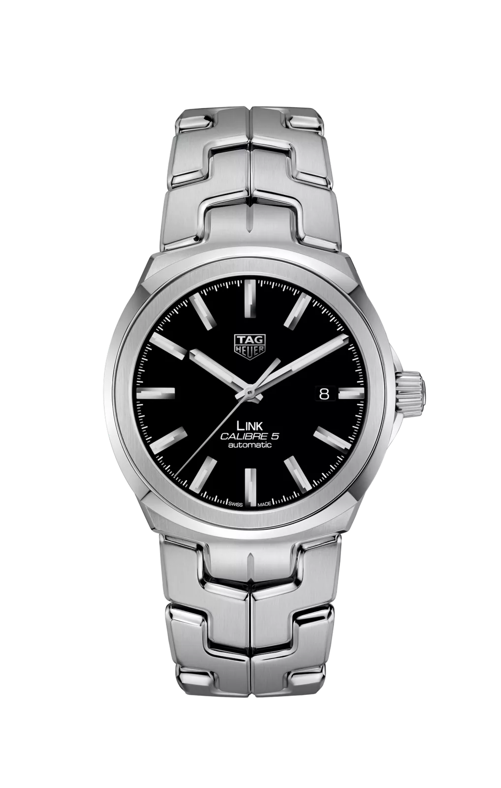 Kişi qol saatı TAG Heuer Link, donuq/cilalanmış polad, 41 mm — WBC2110BA0603 - Image 7