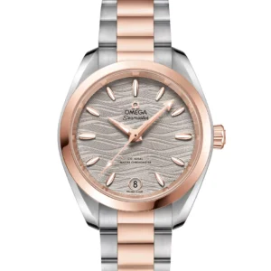 Qadın qol saatı Omega SeaMaster, polad ‑ sedna™ qızılı, 34 mm — 22020342006001