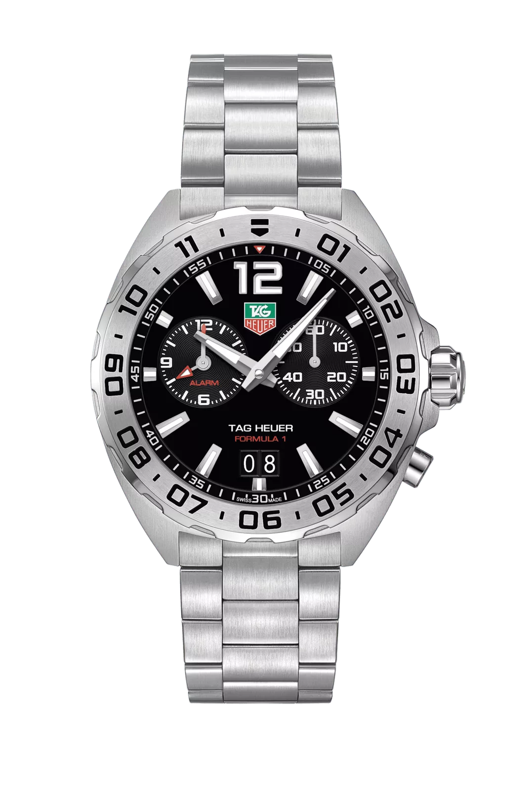 Kişi qol saatı TAG Heuer Formula 1, donuq/cilalanmış polad, 41 mm — WAZ111ABA0875 - Image 6