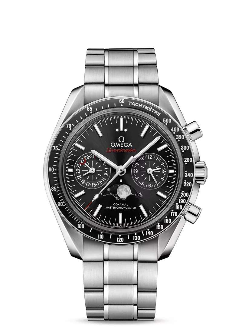 Kişi qol saatı Omega SpeedMaster, polad, 44 mm — 30430445201001