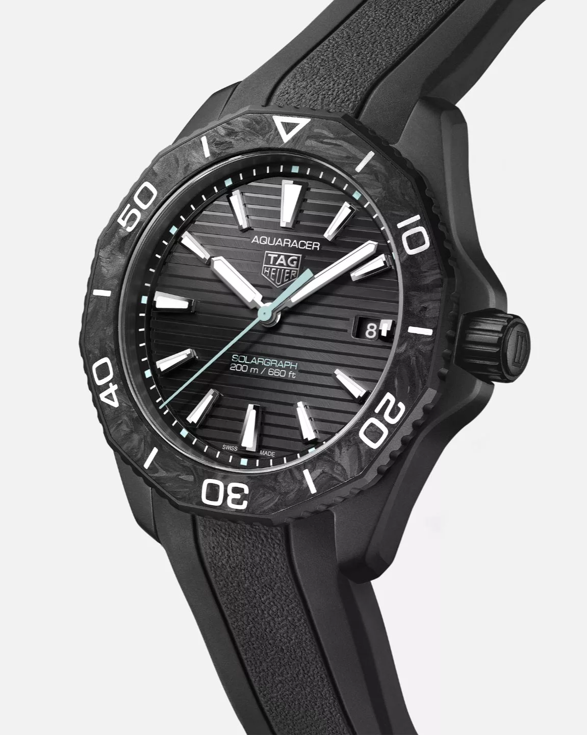 Kişi qol saatı TAG Heuer Aquaracer, dlc örtük, 40 mm — WBP1112FT6199