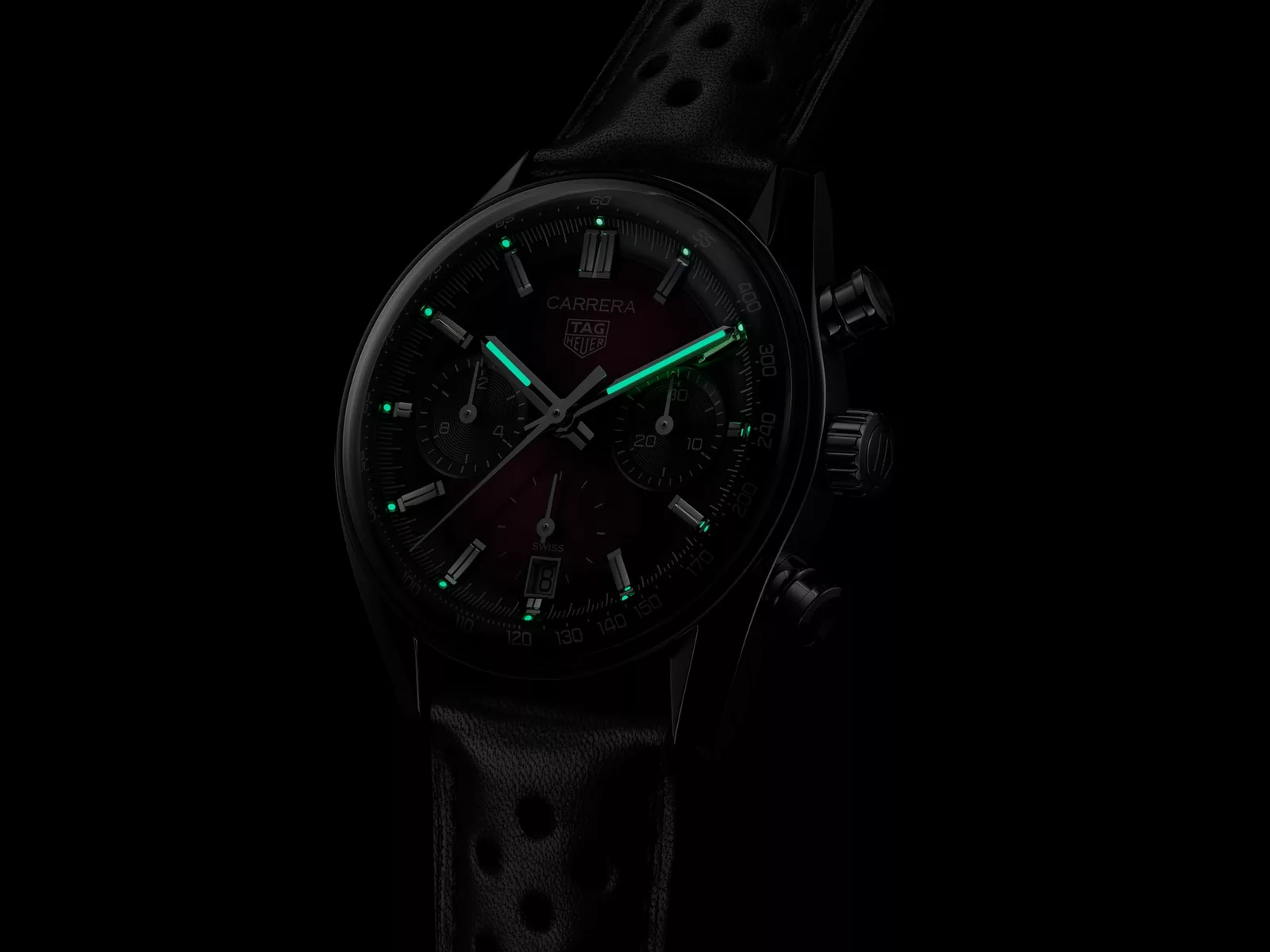 Kişi qol saatı TAG Heuer Carrera, donuq/cilalanmış polad, 39 mm — CBS2219FC6607 - Image 4