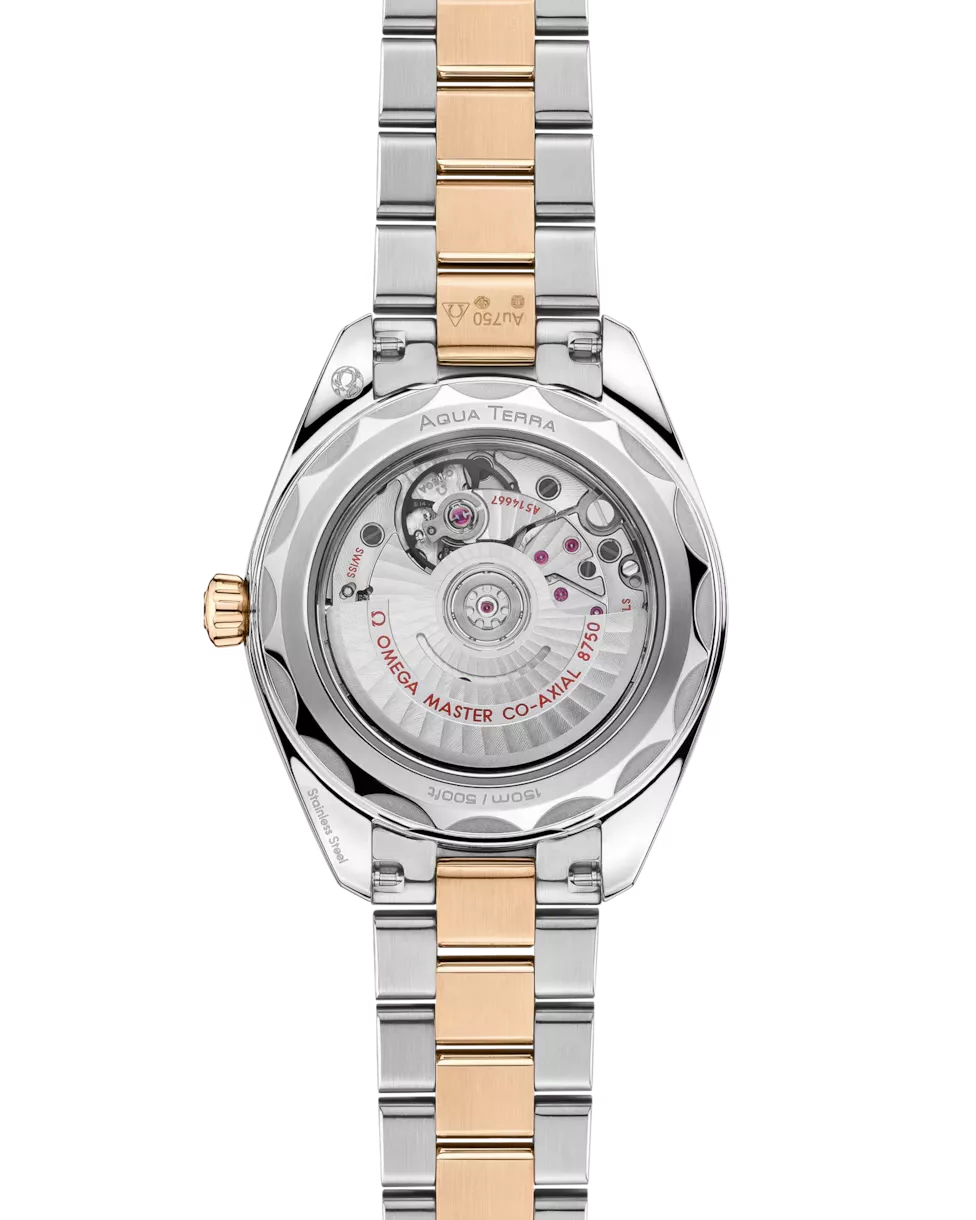 Qadın qol saatı Omega SeaMaster, polad ‑ moonshine™ qızılı, 30 mm — 22020302002001 - Image 2