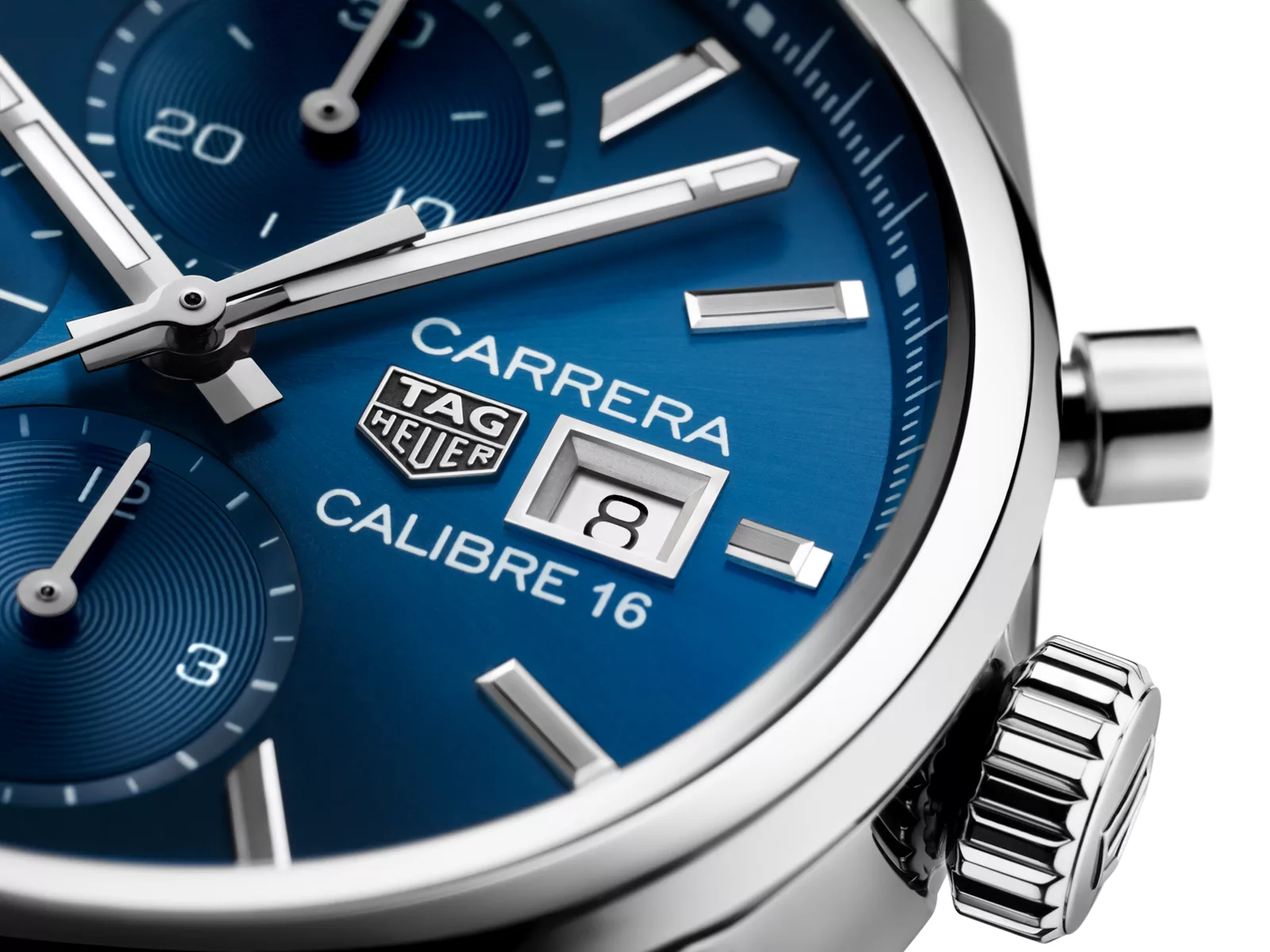 Kişi qol saatı TAG Heuer Carrera, cilalanmış polad, 41 mm — CBK2112BA0715 - Image 2