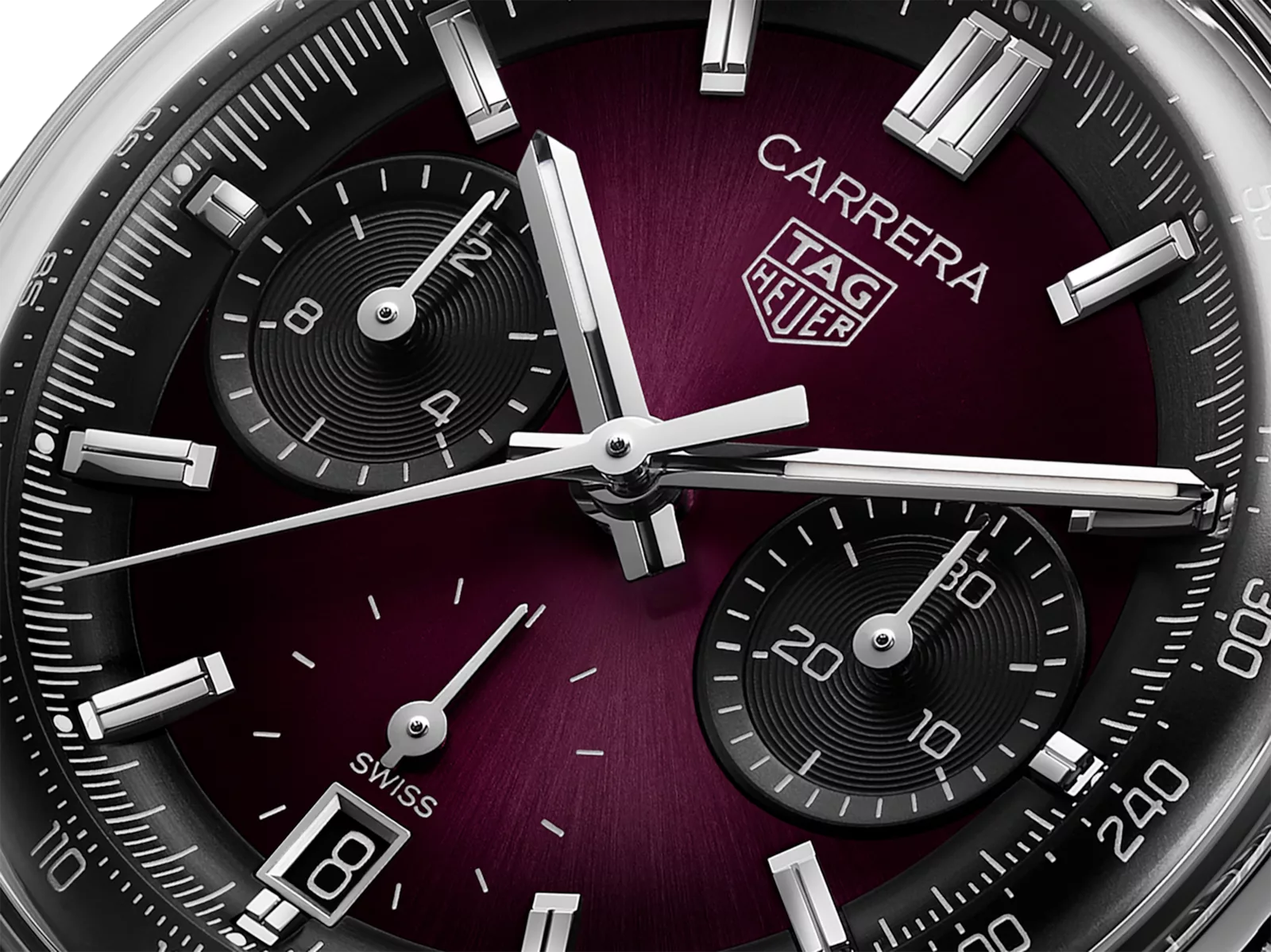 Kişi qol saatı TAG Heuer Carrera, donuq/cilalanmış polad, 39 mm — CBS2219FC6607 - Image 2