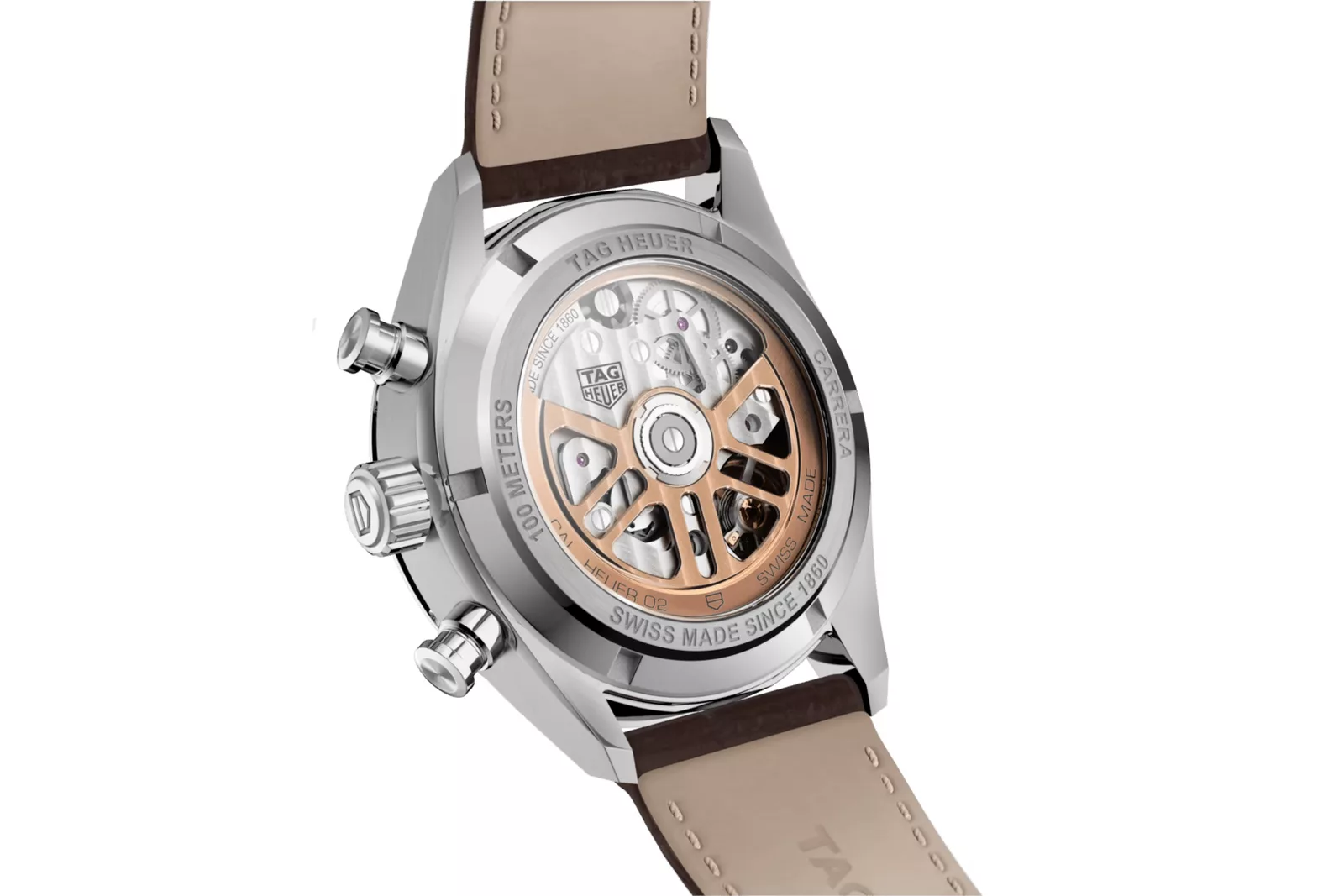Kişi qol saatı TAG Heuer Carrera, donuq/cilalanmış polad, 42 mm — CBN2013FC6483 - Image 3