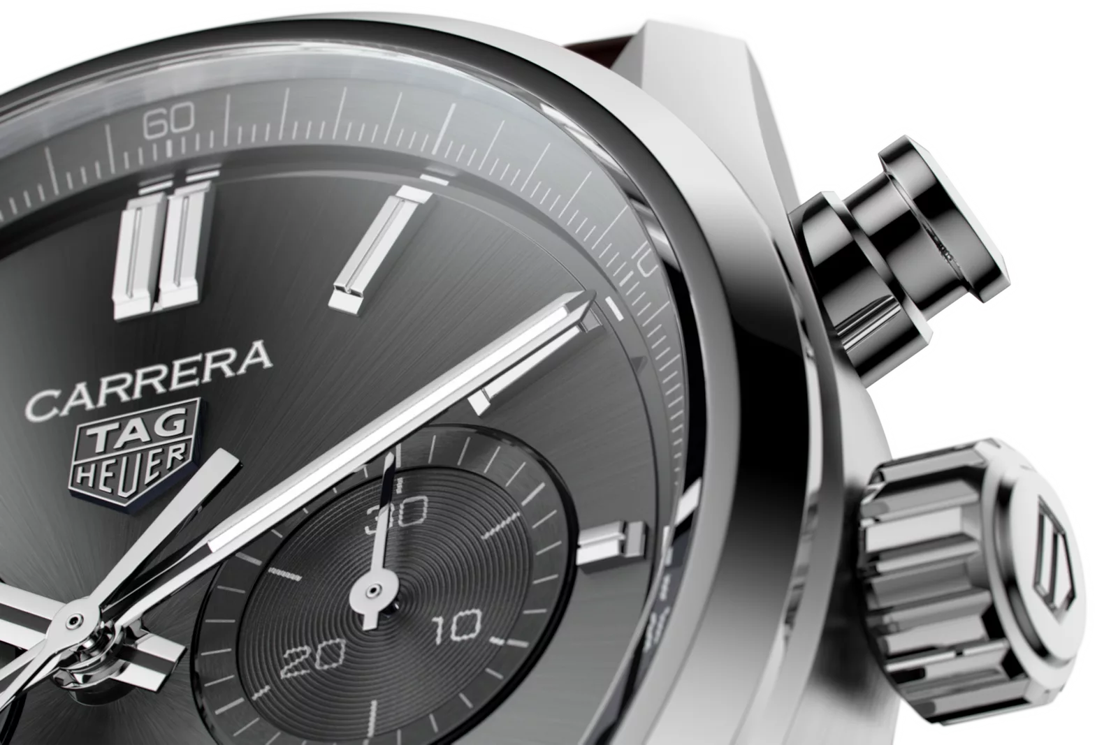 Kişi qol saatı TAG Heuer Carrera, donuq/cilalanmış polad, 42 mm — CBN2012FC6483 - Image 2