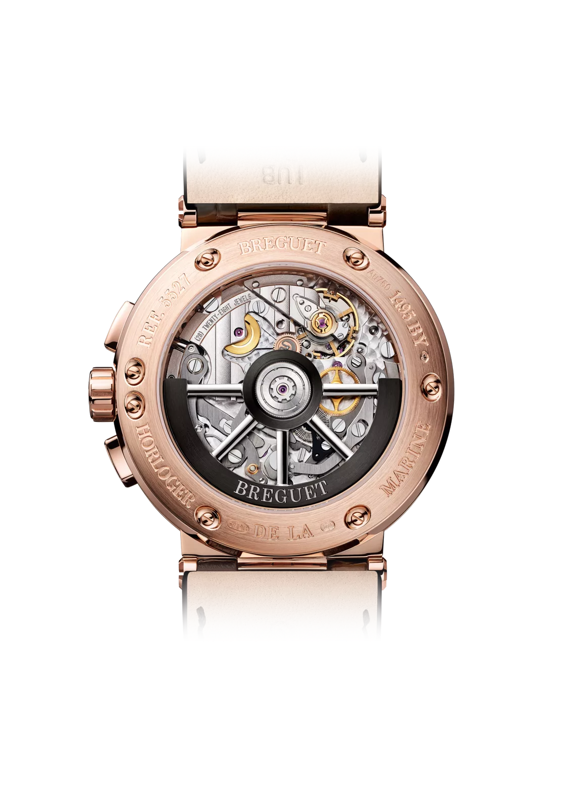 Kişi qol saatı Breguet Marine, çəhrayı qızıl, 42,3 mm — 5527BR129WV - Image 2
