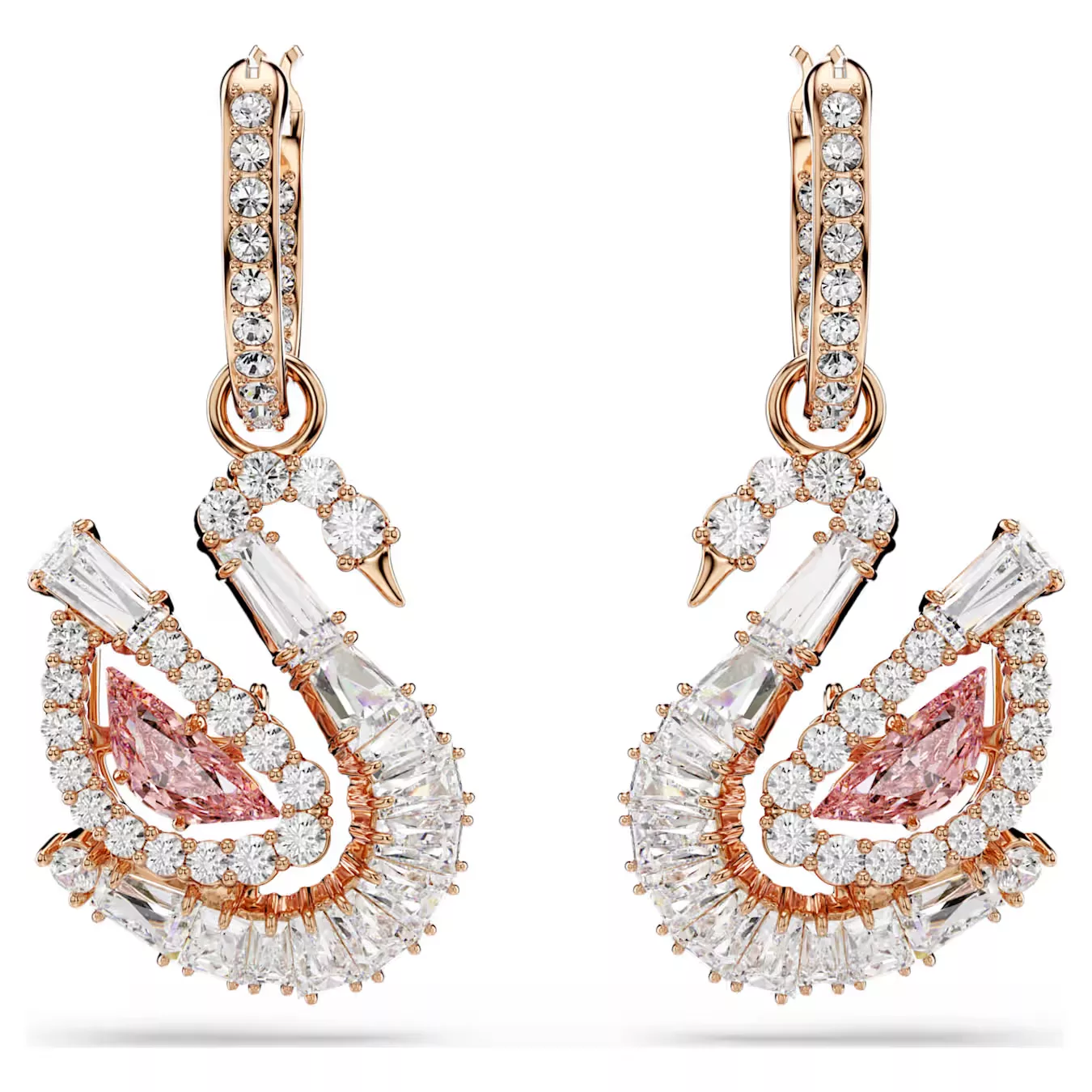 Sırğalar Swarovski Swan, zirkon, kristallar — 5732415