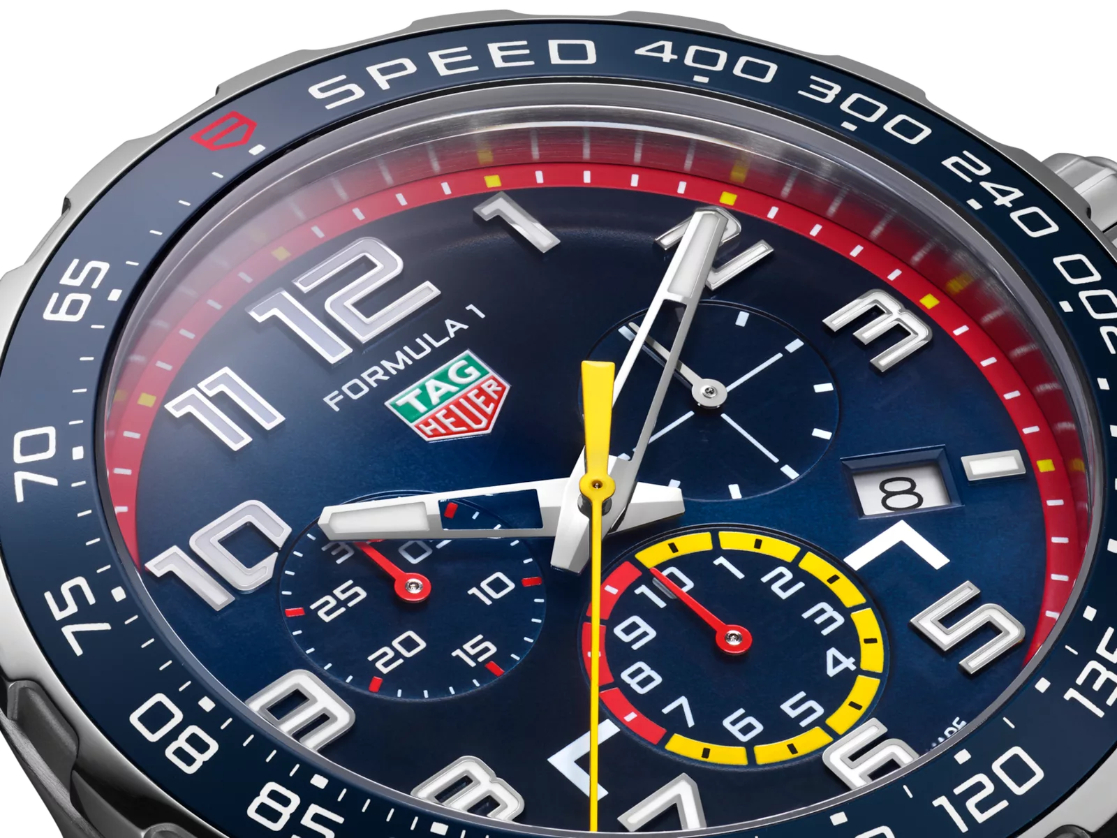 Kişi qol saatı TAG Heuer Formula 1, donuq/cilalanmış polad, 43 mm — CAZ101ALFT8052 - Image 2