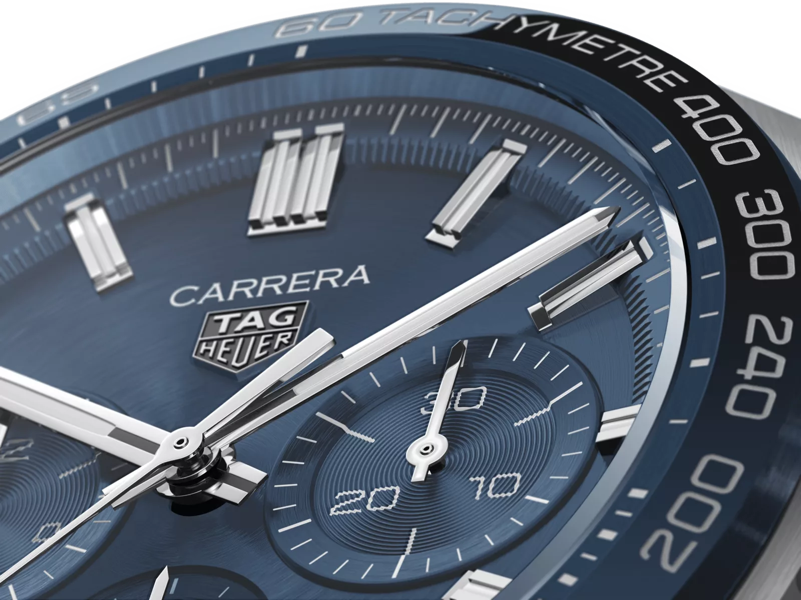 Kişi qol saatı TAG Heuer Carrera, donuq/cilalanmış polad və keramika, 44 mm — CBN2A1ABA0643 - Image 2