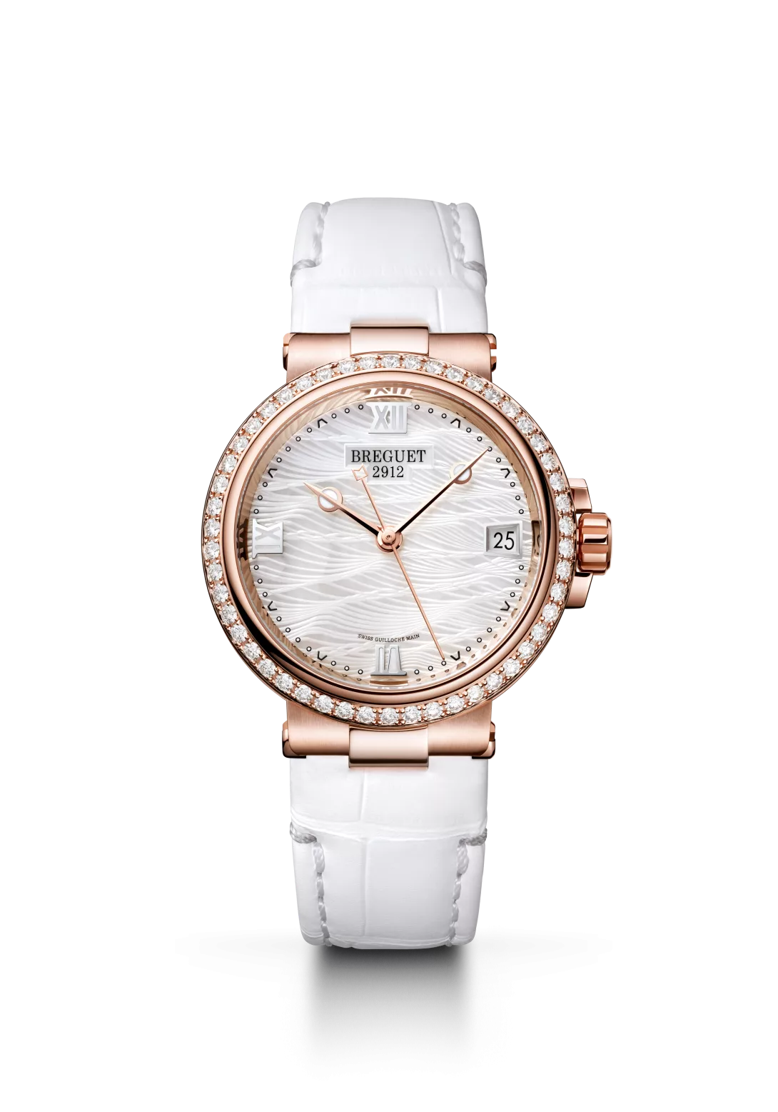 Qadın qol saatı Breguet Marine, çəhrayı qızıl, 33,8 mm — 9518BR52984D000