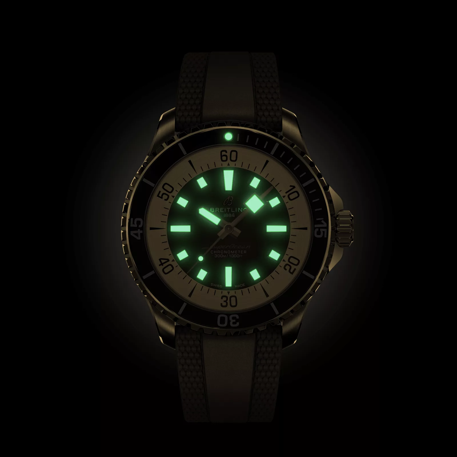 Kişi qol saatı Breitling Superocean, tunc rəngli, 44 mm — N17376201Q1S1 - Image 6