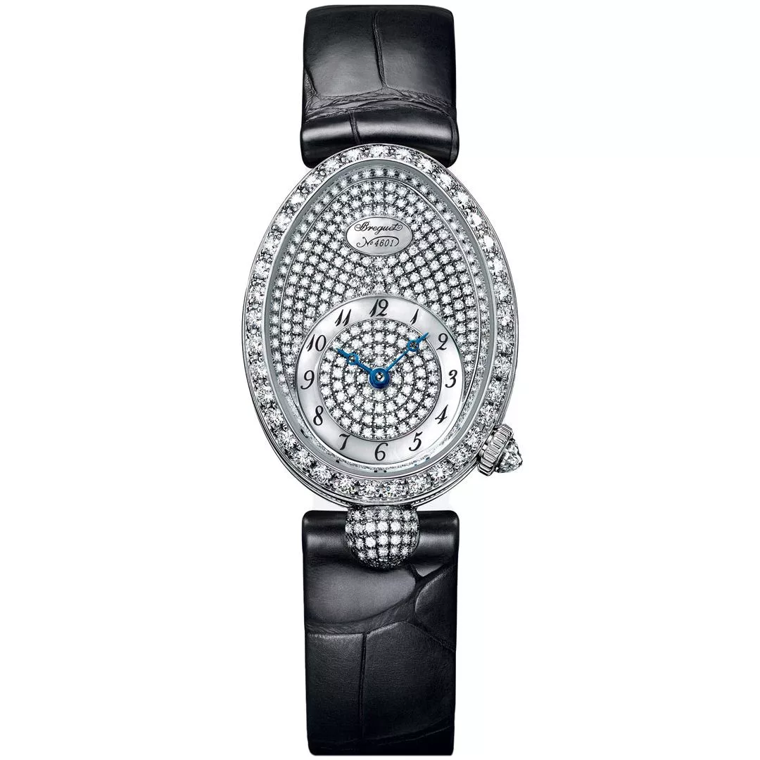 Qadın qol saatı Breguet Reine de Naples, ağ qızıl, 25 mm — 8928BB8D944DD0D3L