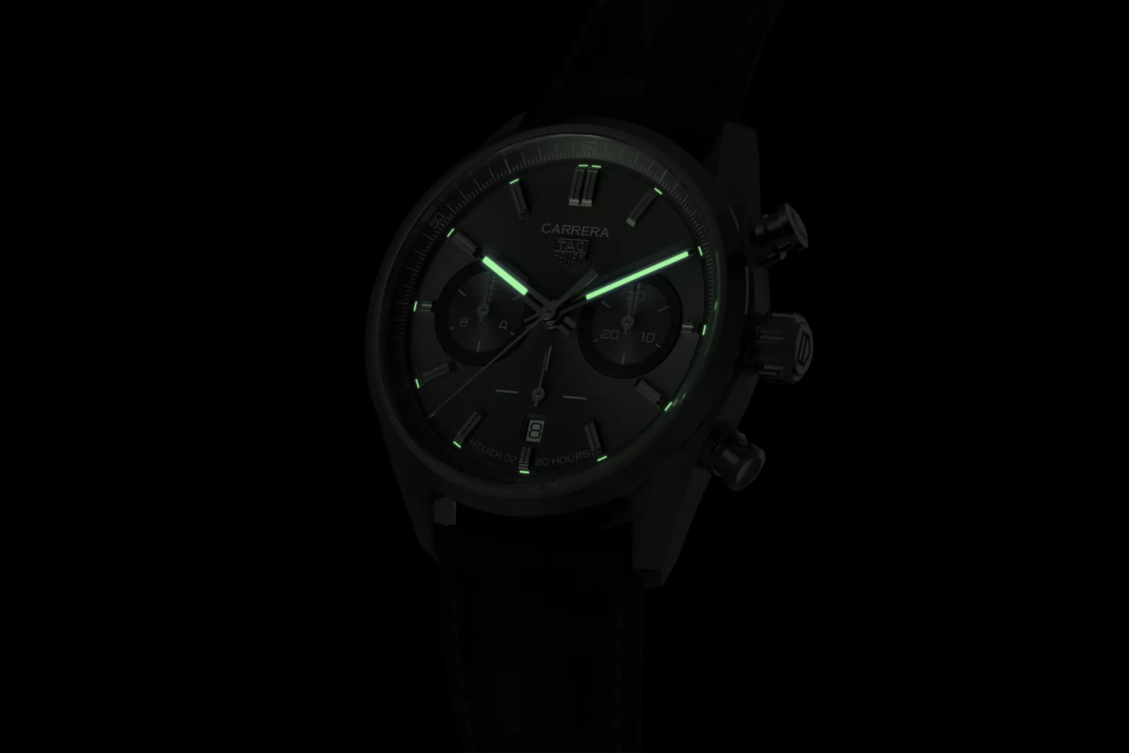 Kişi qol saatı TAG Heuer Carrera, donuq/cilalanmış polad, 42 mm — CBN2012FC6483 - Image 4