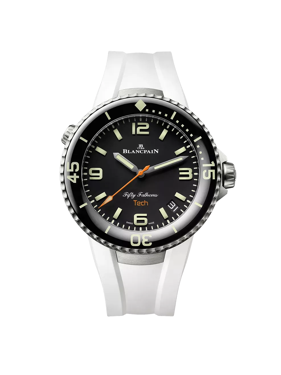 Kişi qol saatı Blancpain The fifty fathoms, titan, 45 mm — 502912B3094A - Image 8
