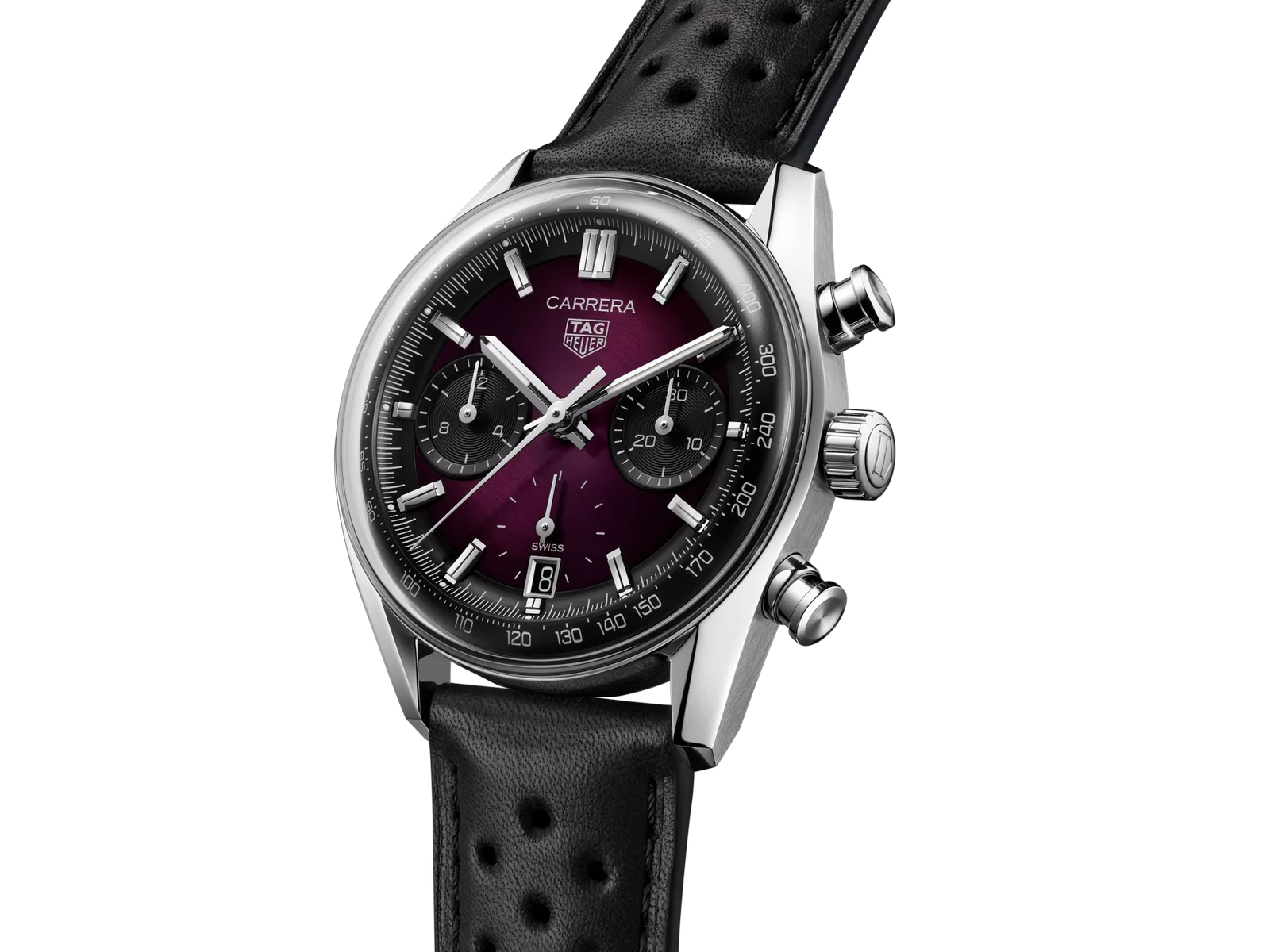 Kişi qol saatı TAG Heuer Carrera, donuq/cilalanmış polad, 39 mm — CBS2219FC6607